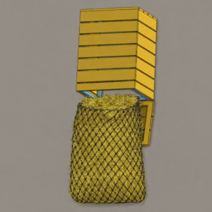 dávkovač sena v síti